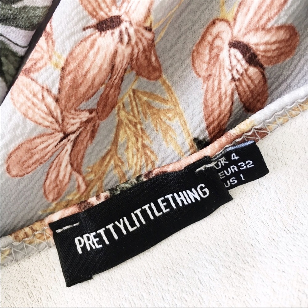 ❌SOLD❌Pretty little things floral crop top - Picture 3 of 3